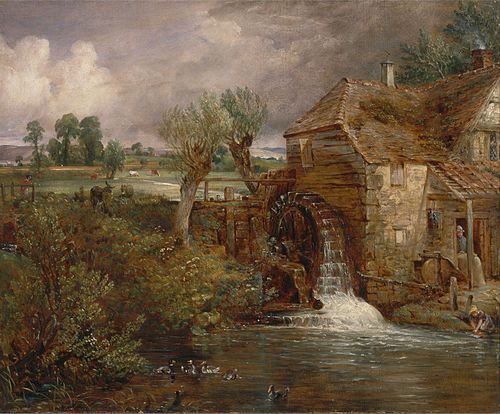 Parham Mill, Gillingham, 1826, John Constable