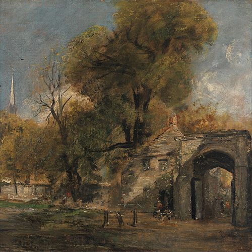 Harnham Gate, Salisbury, 1820, John Constable