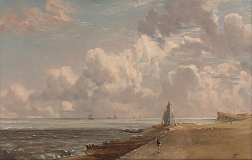 Harwich: The Low Lighthouse and Beacon Hill, 1820, John Constable