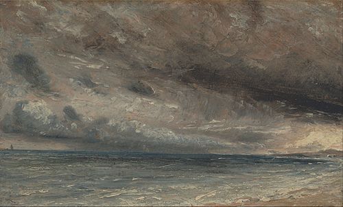 Stormy Sea, Brighton, 1828, John Constable
