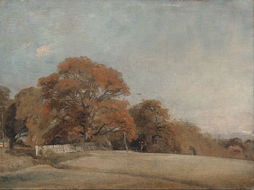 An Autumnal Landscape at East Bergholt, 1805, John Constable
