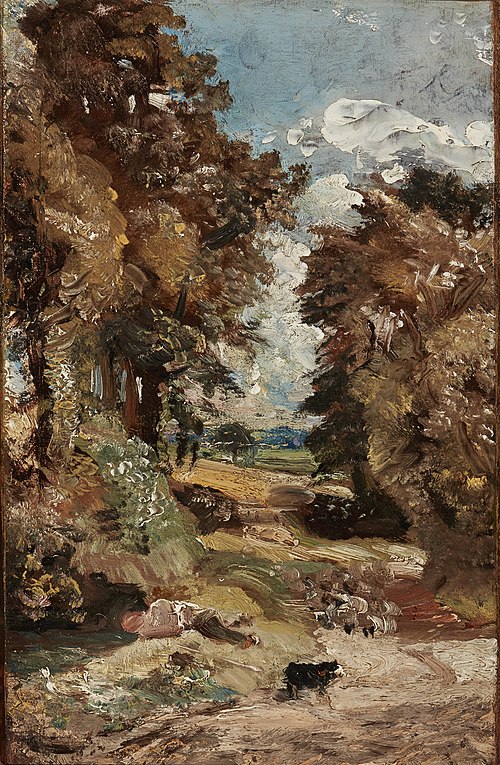The Cornfield, , John Constable