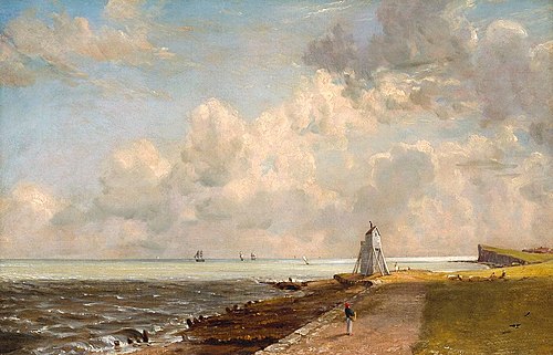 Harwich Lighthouse, 1820, John Constable