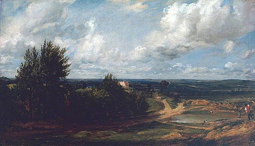 Hampstead Heath, with the House Called ‘The Salt Box’, 1819, John Constable