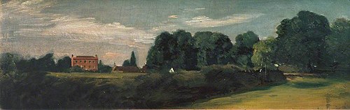 East Bergholt House, 1809, John Constable