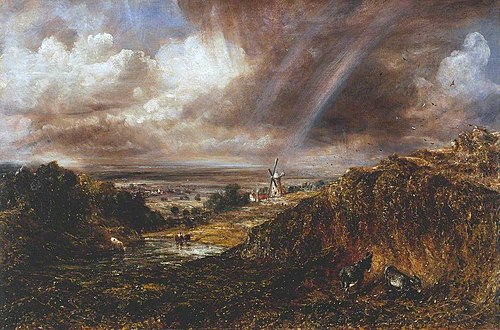 Hampstead Heath with a Rainbow, 1836, John Constable