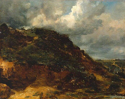 A Bank on Hampstead Heath, 1821, John Constable