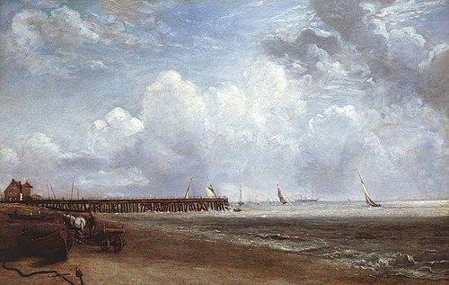 Yarmouth Jetty, 1824, John Constable