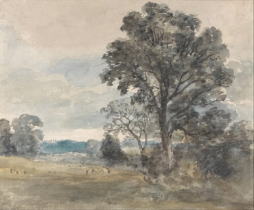 Landscape at East Bergholt, 1805, John Constable