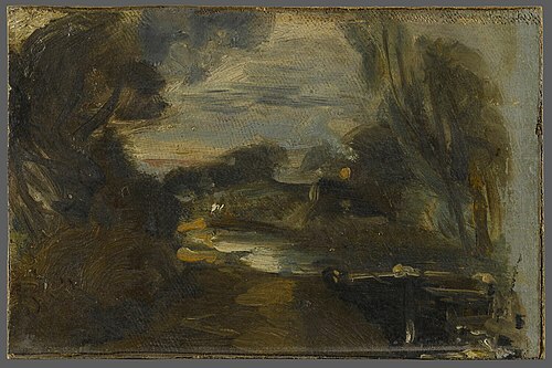 Écluse sur la rivière Stour, 1812, John Constable