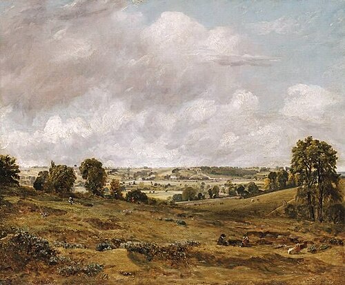 View of Dedham Vale from East Bergholt, 1815, John Constable