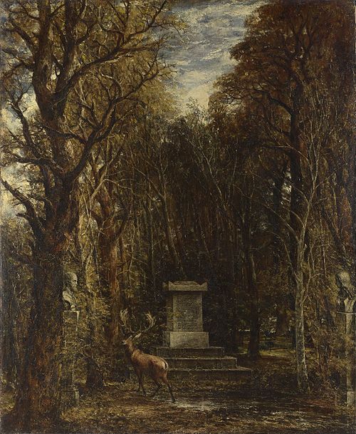 Cenotaph to the Memory of Sir Joshua Reynolds, 1836, John Constable