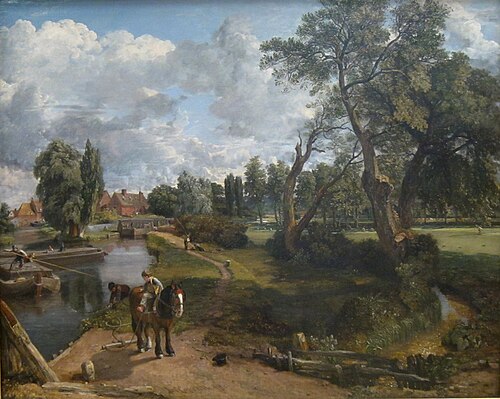 moulin de Flatford, 1816, John Constable