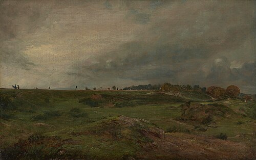 A Road across Hampstead Heath, 1822, John Constable