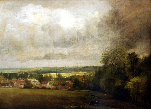 Higham Village am Flusse Stour, 1804, John Constable