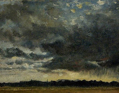 At Hampstead, looking towards Harrow, , John Constable