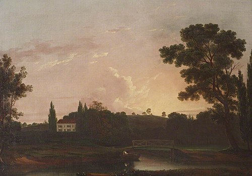 Lamarsh House, Lamarsh, Essex, 1795, John Constable