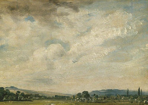 Harnham Ridge, near Salisbury, 1816, John Constable