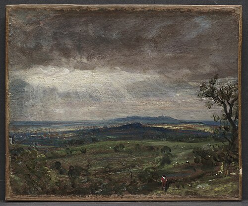 Hampstead Heath, Looking Toward Harrow, 1821, John Constable