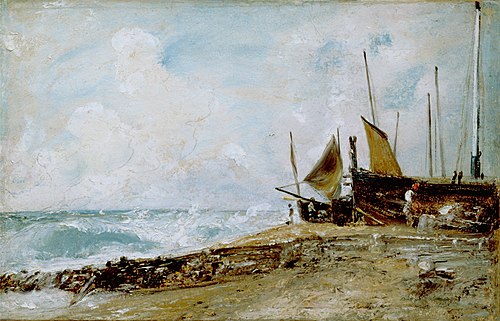 Coast Scene Near Brighton, 1824, John Constable