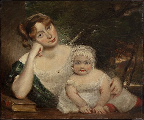 Sophia Lloyd and Child, 1813, John Constable