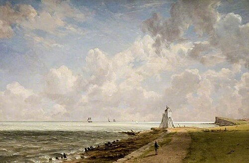 Harwich Lighthouse, 1821, John Constable