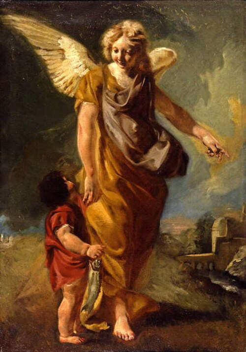 The Archangel Raphael with Tobias, 1760, Antonio Marinetti
