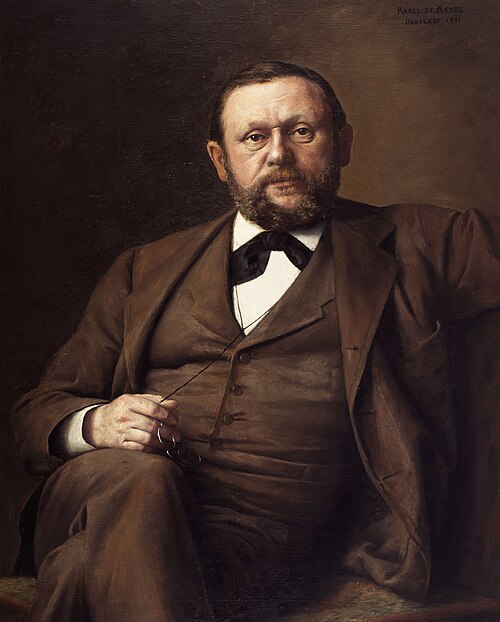 Portrait de l'homme politique Émile-Louis Coppieters, 1901, Karel de Kesel