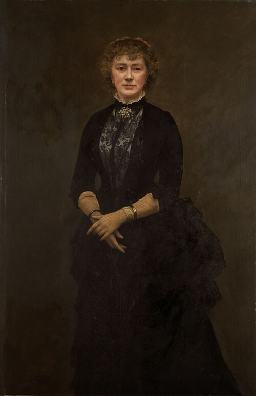 Portrait de femme, 1885, Karel de Kesel