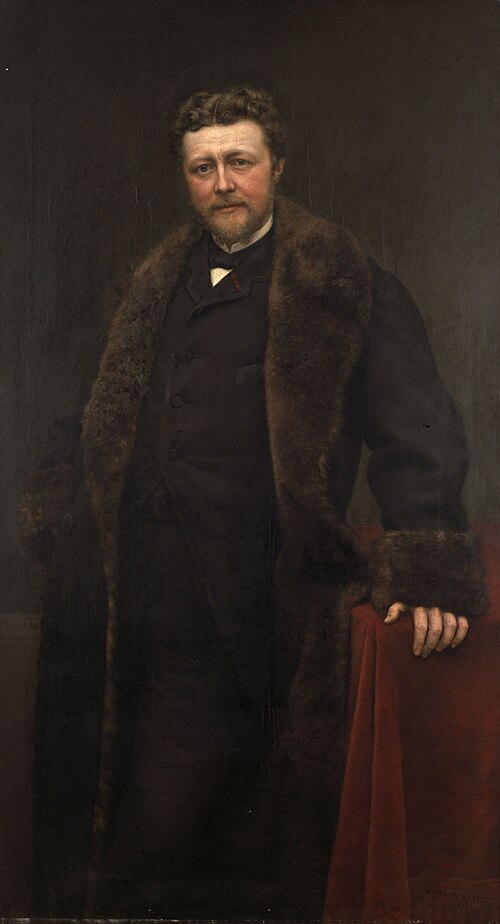Portrait de monsieur L. De Bast, 1884, Karel de Kesel