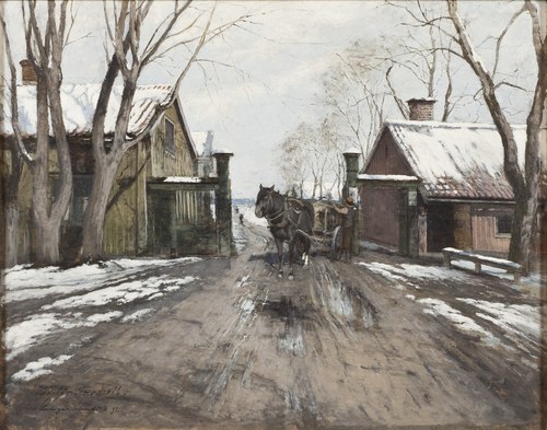 At the City Toll Gate, 1892, Victor Forssell