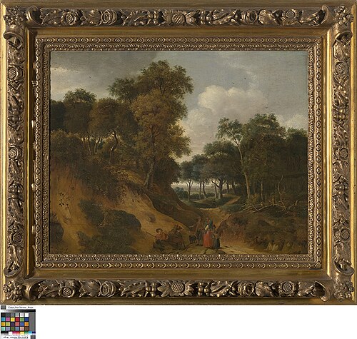 Landschap met wandelaars, 1627, Daniel Schellinks