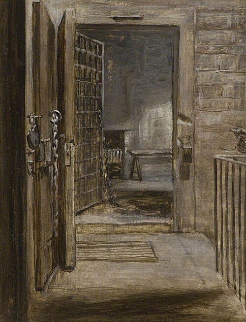 A Cell in Arbroath Gaol, , Patrick Allan Fraser