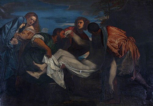The Entombment (copy after Titian), , Patrick Allan Fraser