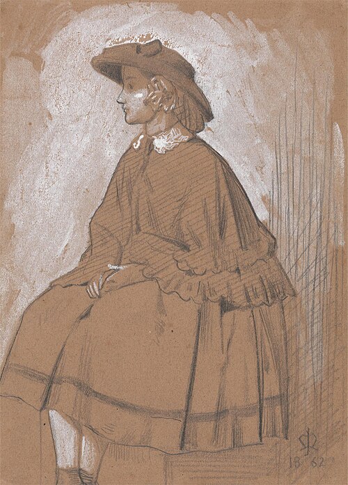Study of a Girl, 1862, John Everett Millais