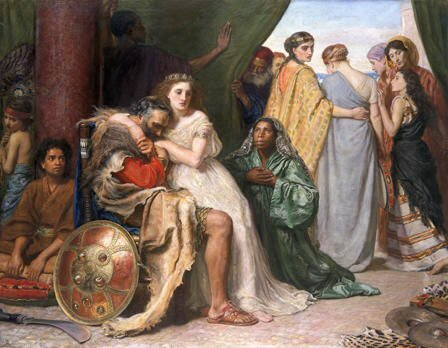 Sacrifice of Jephthah’s Daughter, 1867, John Everett Millais