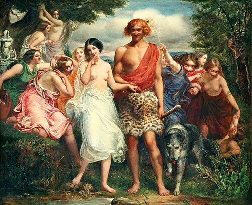 Cymon and Iphigenia, 1847, John Everett Millais