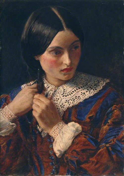 Only a Lock of Hair, 1857, John Everett Millais