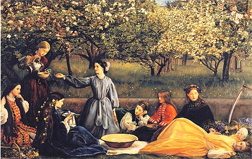 Spring (Apple Blossoms), 1859, John Everett Millais