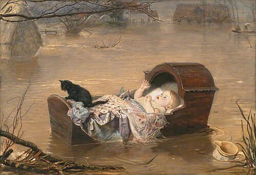 A Flood, 1870, John Everett Millais