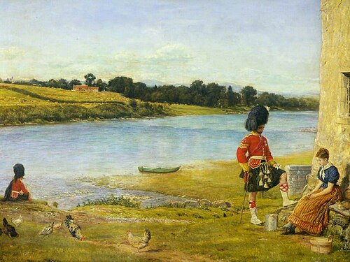 Flowing to the Sea, 1871, John Everett Millais