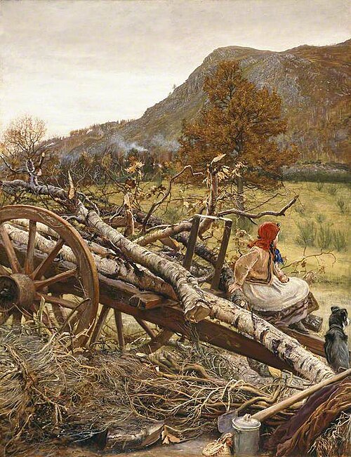 Winter Fuel, 1873, John Everett Millais