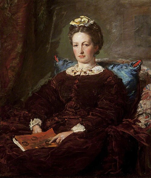 Effie Millais, née Gray (1828–1897), 1873, John Everett Millais