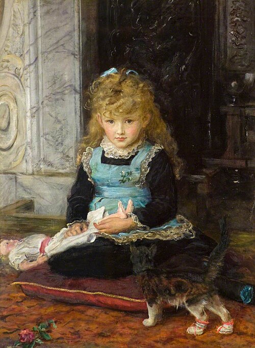 Puss in Boots, 1877, John Everett Millais