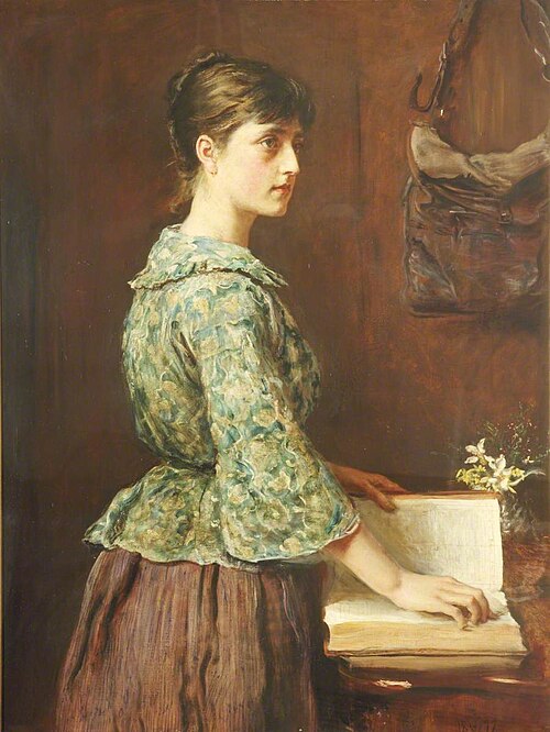 The Good Resolve, 1877, John Everett Millais