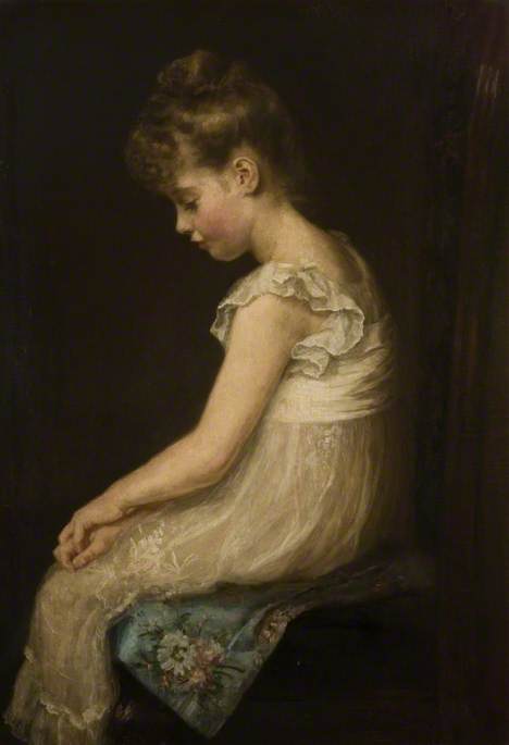 Meditation, 1879, John Everett Millais