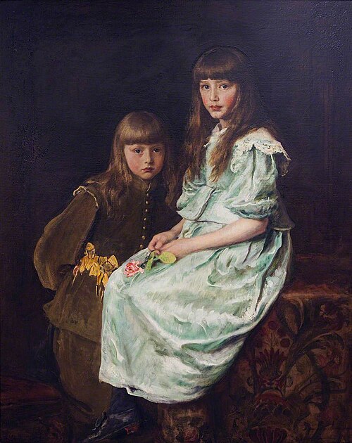 The Barrett Children, 1881, John Everett Millais
