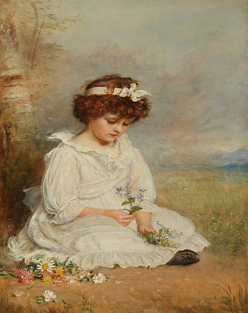 Little Speedwell's Darling Blue, 1892, John Everett Millais