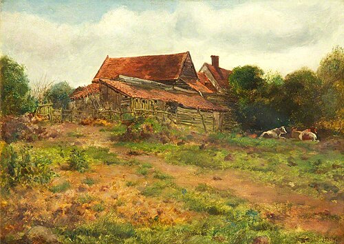 Landscape, Hampstead, 1848, John Everett Millais