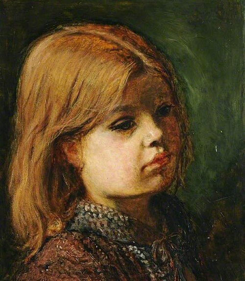 Portrait of a Girl, , John Everett Millais